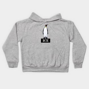 Penguin on ice Kids Hoodie